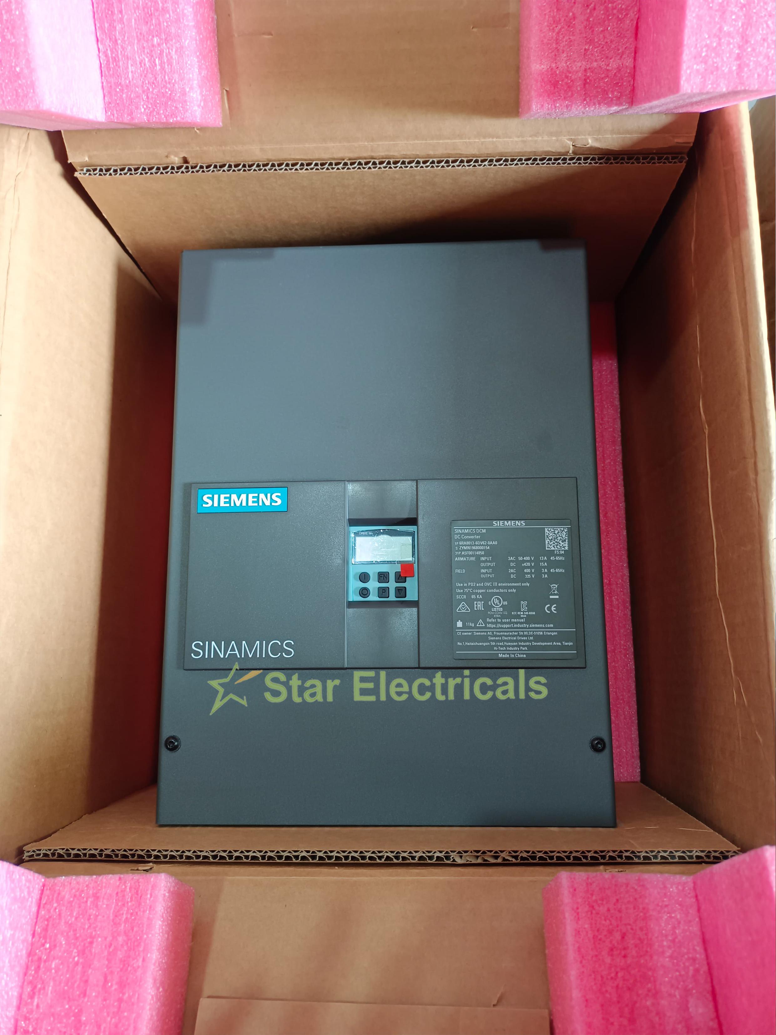 SIEMENS 6RA8013-6DV62-0AA0 SINAMICS DC CONVERTER