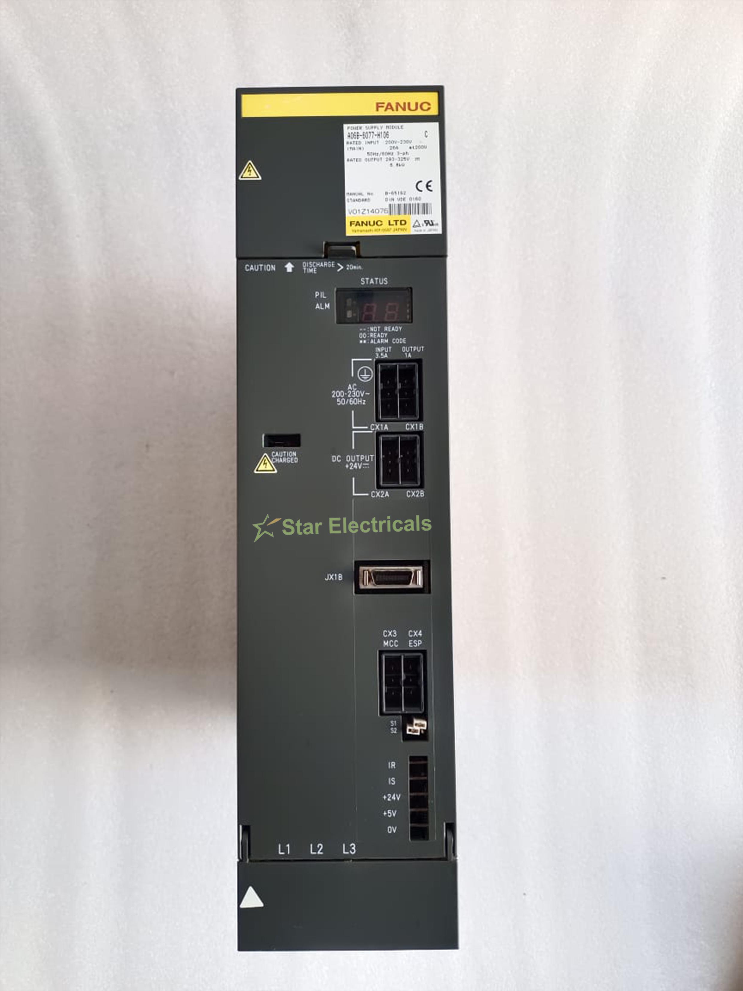 FANUC A06B-6077-H106 Power Supply Module