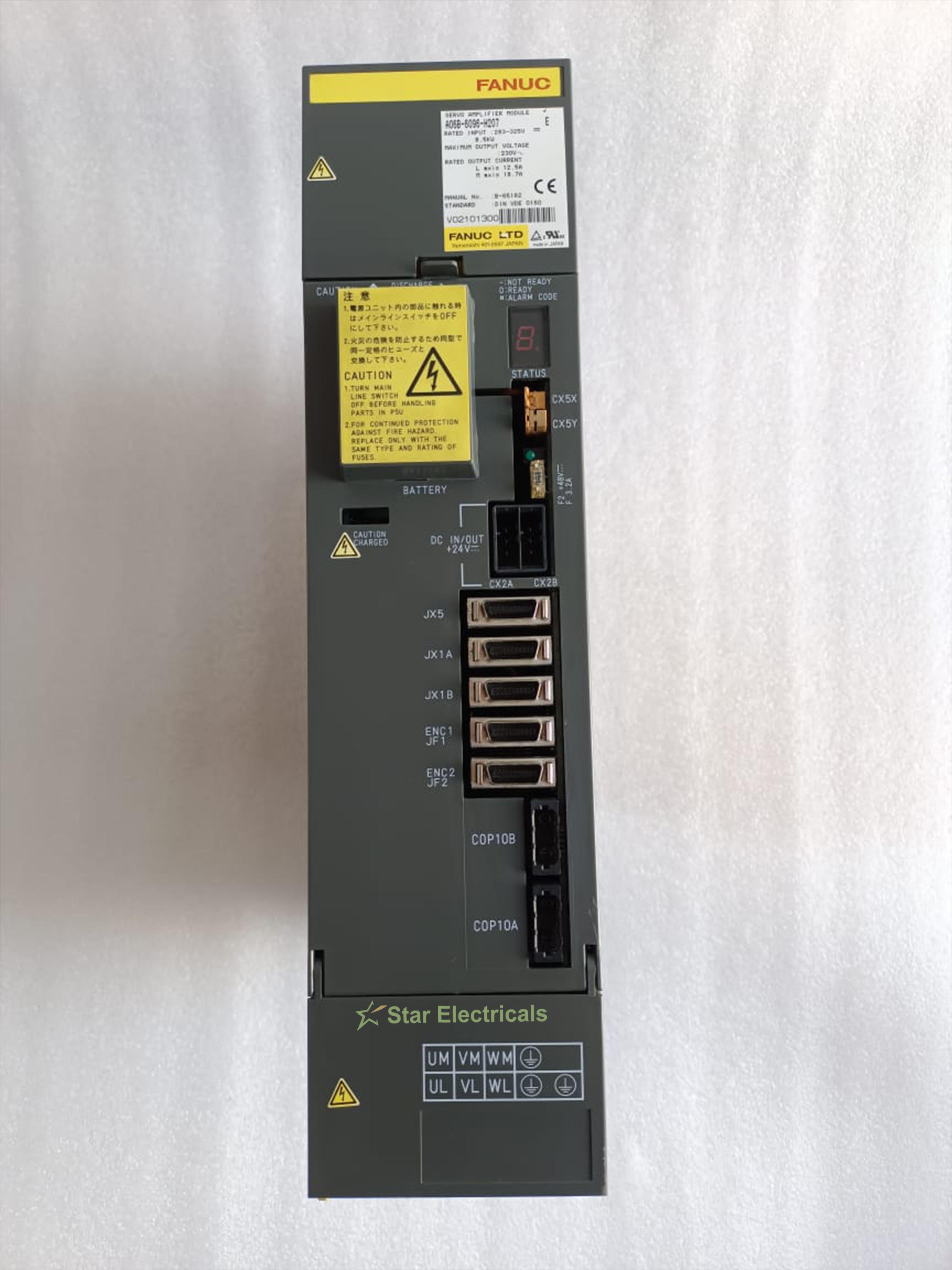 FANUC A06B-6096-H207 Dual Axis Servo Amplifier Module