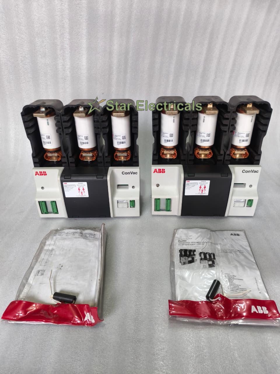 ABB CONVAC7 VACUUM CONTACTOR ABB 1VCF340131R2000 ABB THREE PHASE INDOOR VACUUM CONTACTOR CONVAC7