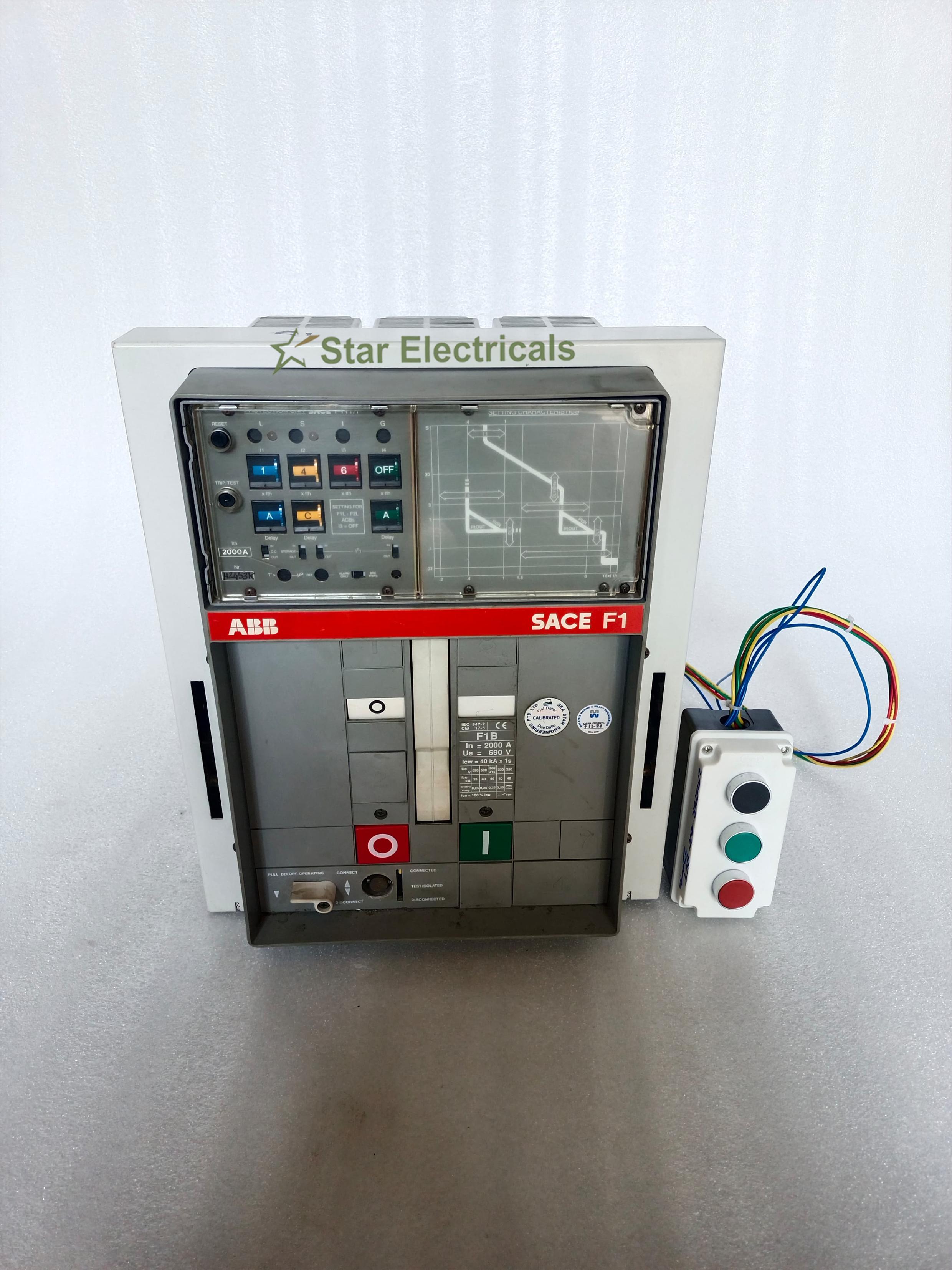 ABB SACE F1B 1600AMP ABB 1600AMP AIR CIRCUIT BREAKER ABB 1600AMP 3POL ACB