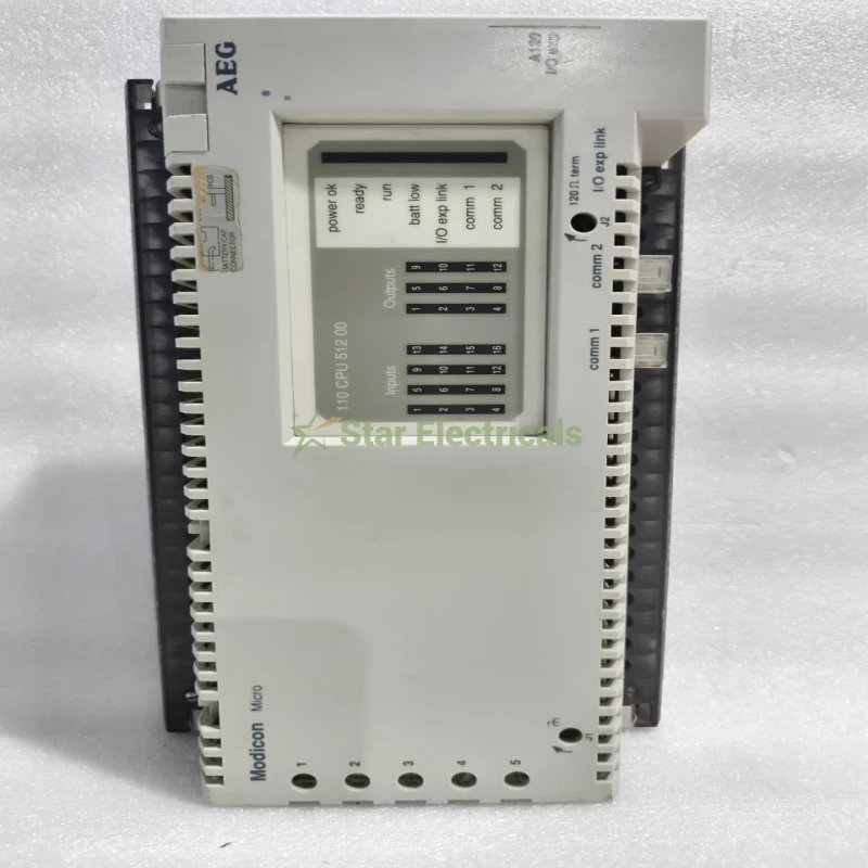 AEG Modicon 110-CPU-512-00 Micro PLC CPU Controller