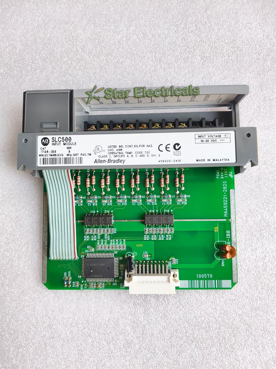 ALLEN-BRADLEY 1746-IB8 ALLEN-BRADLEY 1746IB8 SLC 500 DC-SINK INPUT MODULE