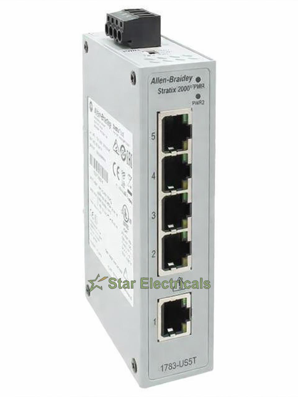Allen-Bradley 1783-US5T Stratix 2000 5-Port Unmanaged Ethernet Switch Module