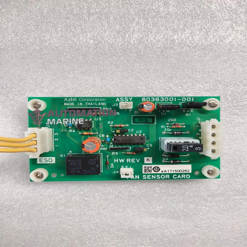 AZBIL 80363001-001 FAN SENSOR CARD ASSY