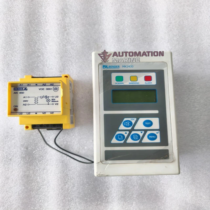 BENDER B95100002 MK2430-12 Remote Alarm Indicator Test Unit