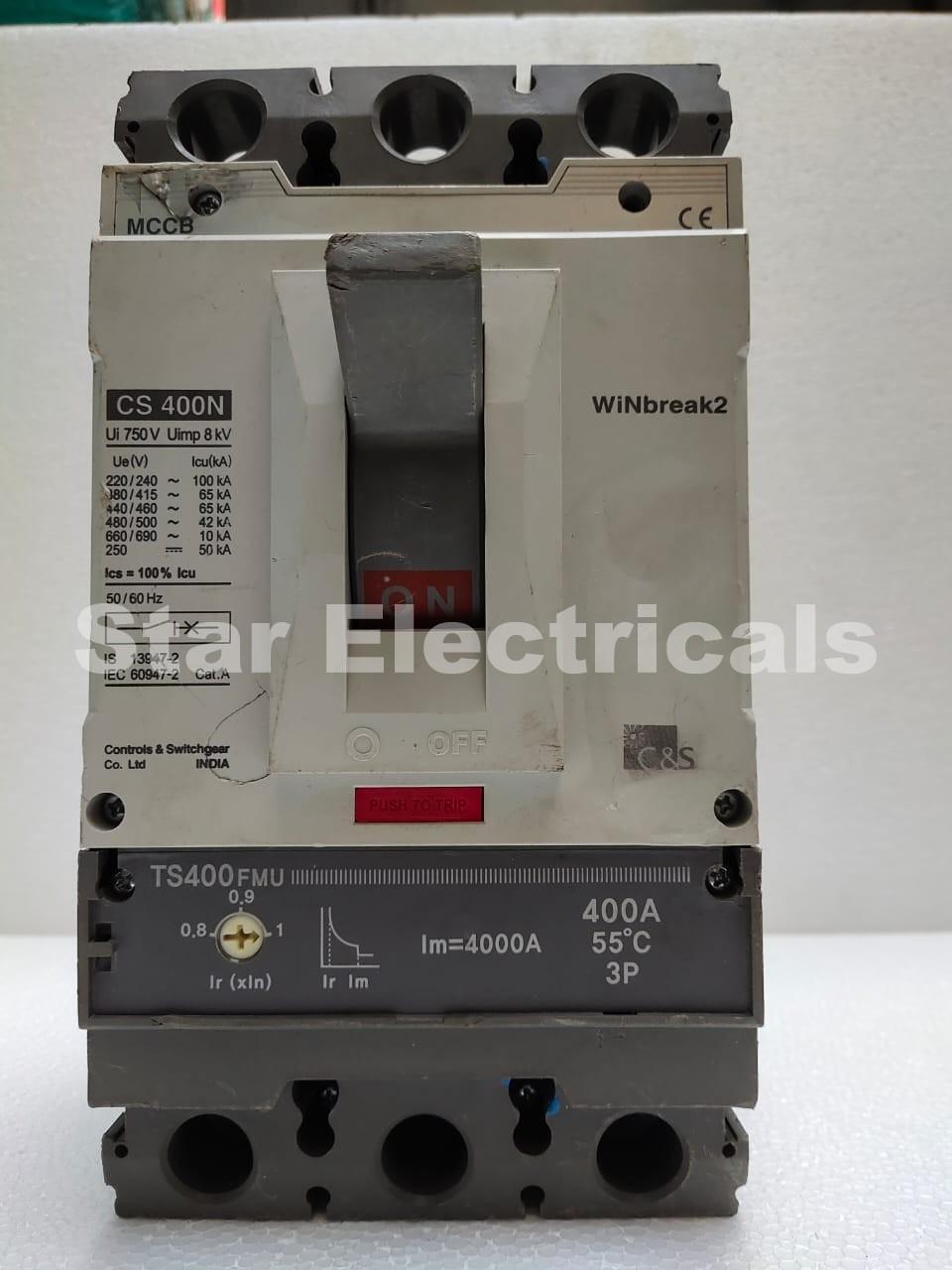 C&S CS 400N MCCB 400amp