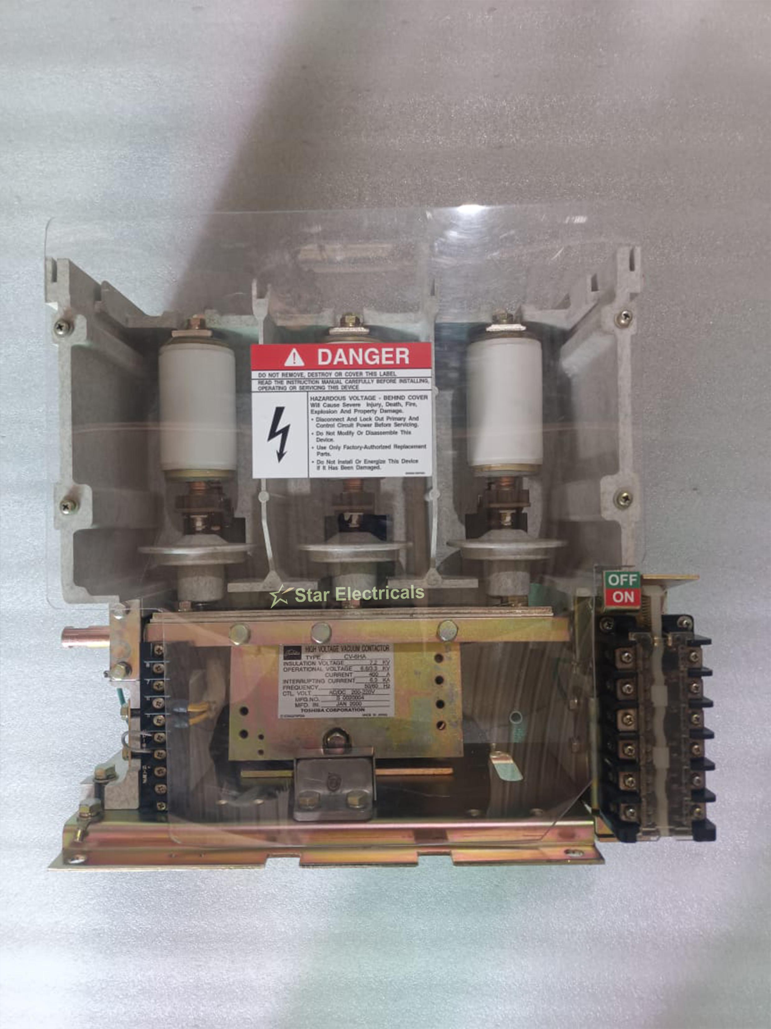 CV-6HA TOSHIBA CV-6HA VACUUM CONTCTOR 7.2KV 400AMP