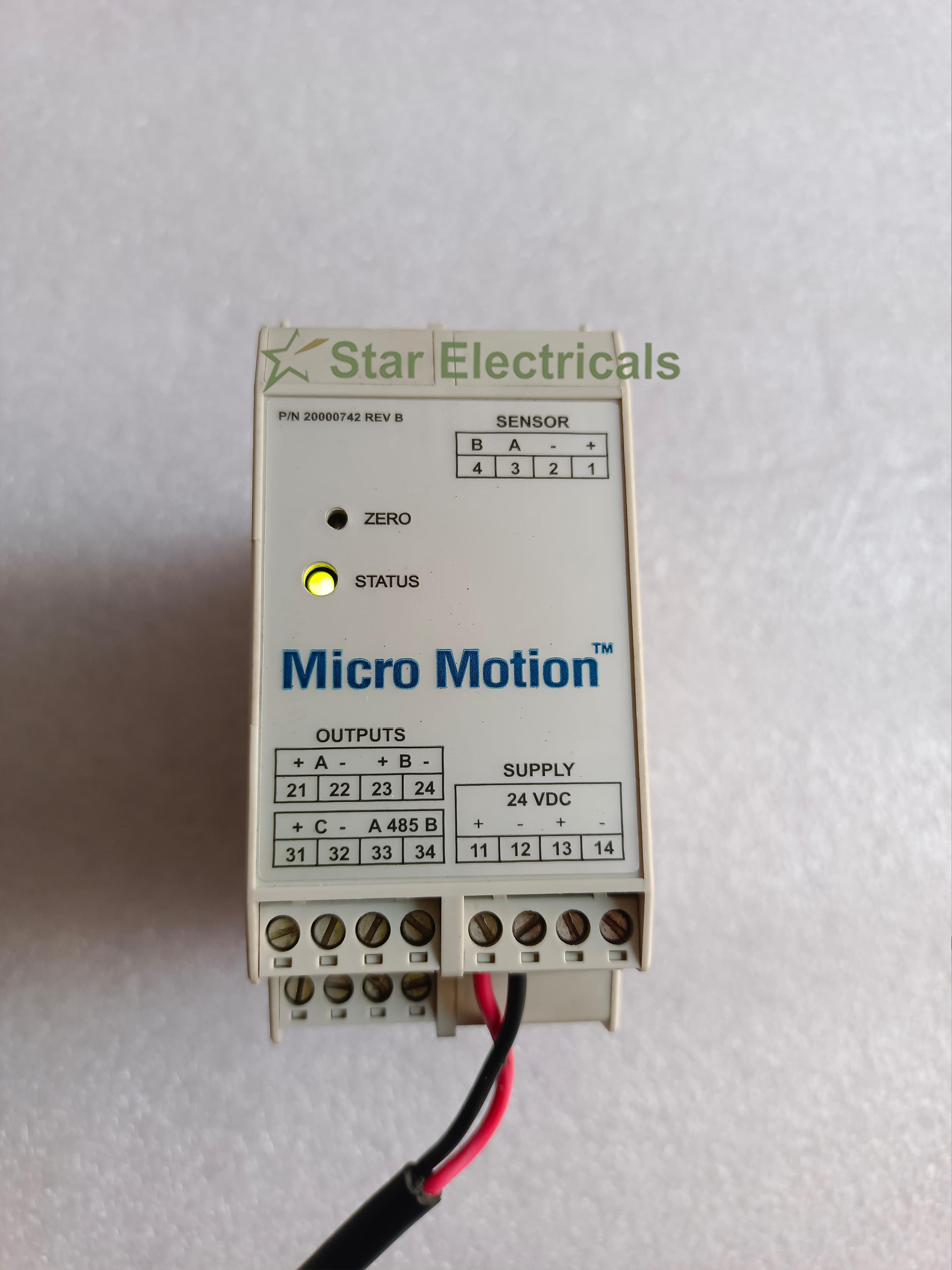 MICRO MOTION MMI-20012294 MICRO MOTION 1500D3ACBBFBZZ MICRO MOTION 20000742