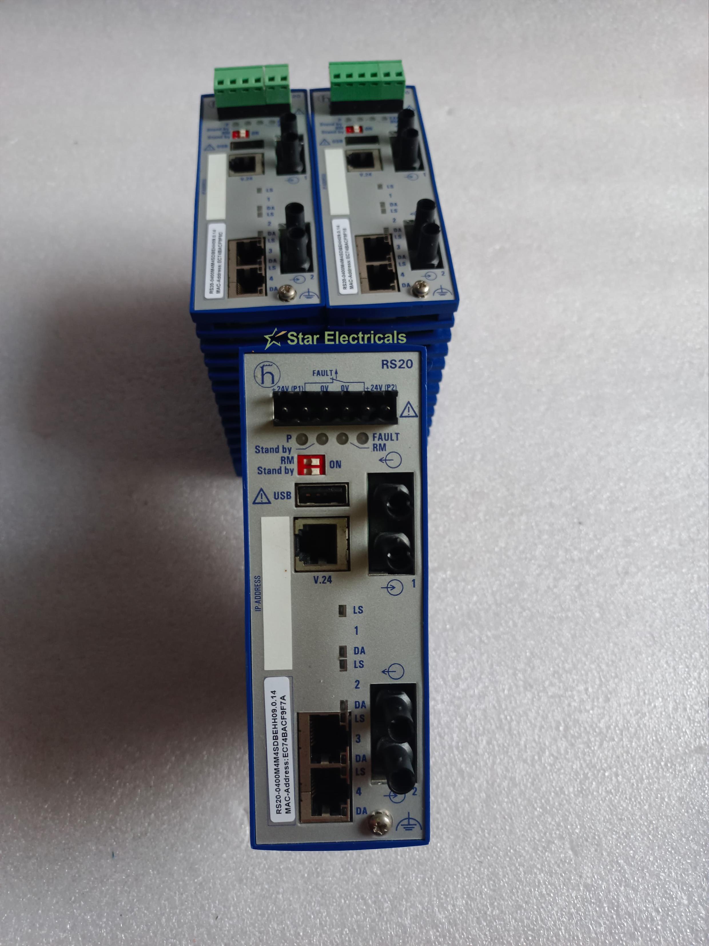 HIRSCHMANN RS20 RAIL SWITCH  HIRSCHMANN RS20-0400M4M4SDBEHH09.0.14