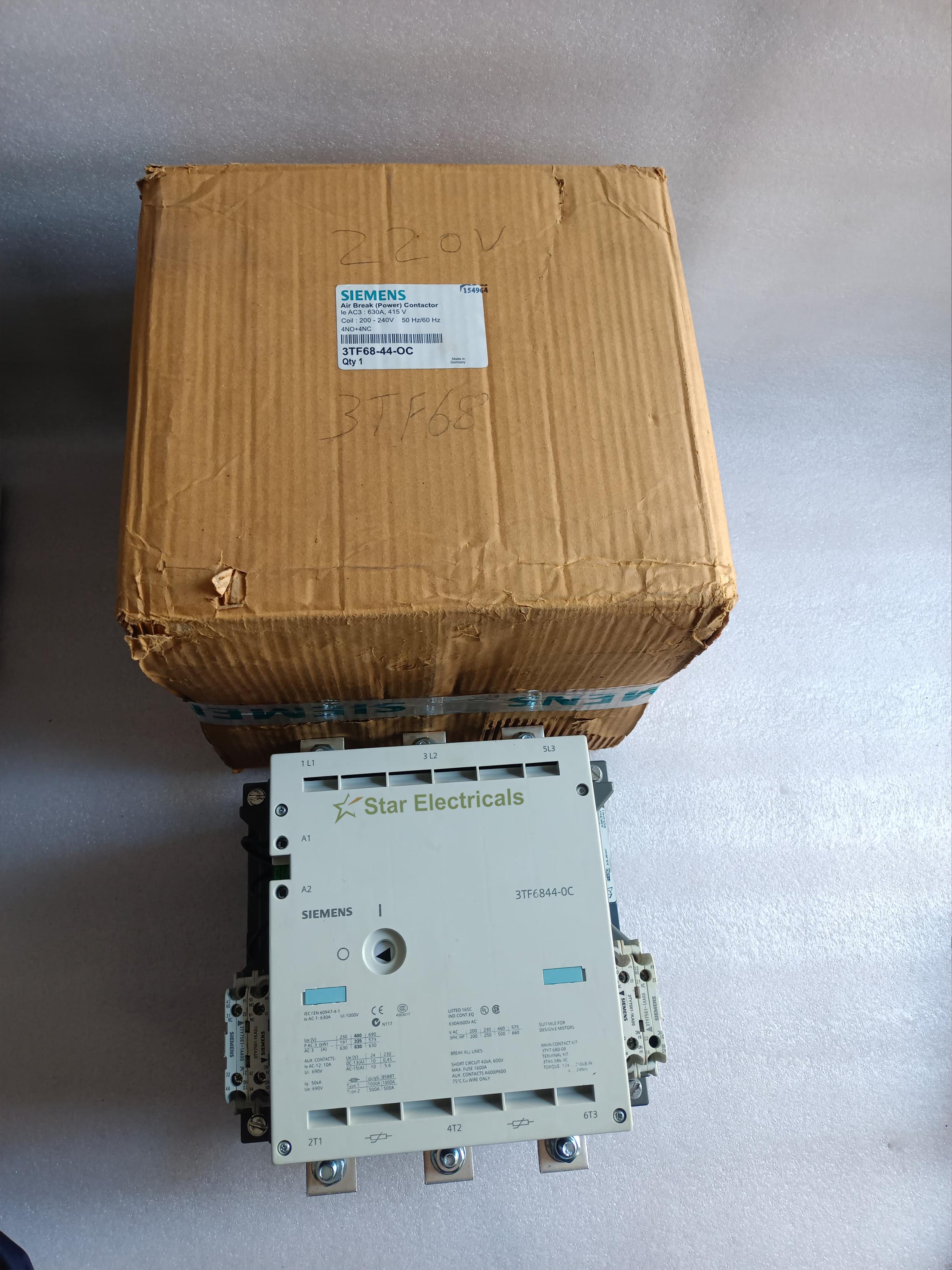 SIEMENS 3TF6844 SIEMENS 3TF6844-0CM7 SIEMENS 3ZX1012-0TF14-1AA2