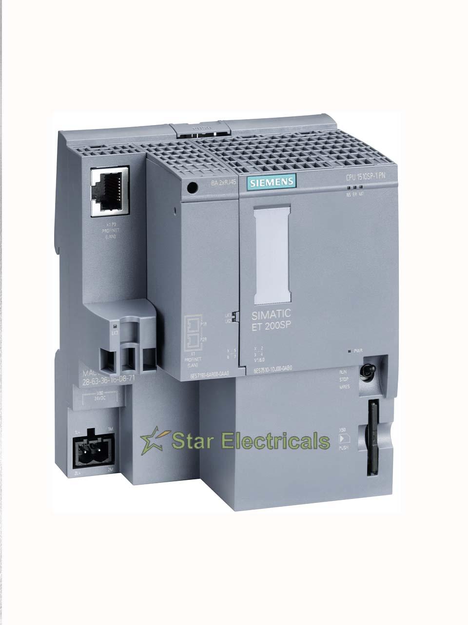 Siemens SIMATIC ET 200SP CPU 1510SP-1 PN (6ES7 510-1DJ01-0AB0) – Compact Distributed PLC with PROFINET