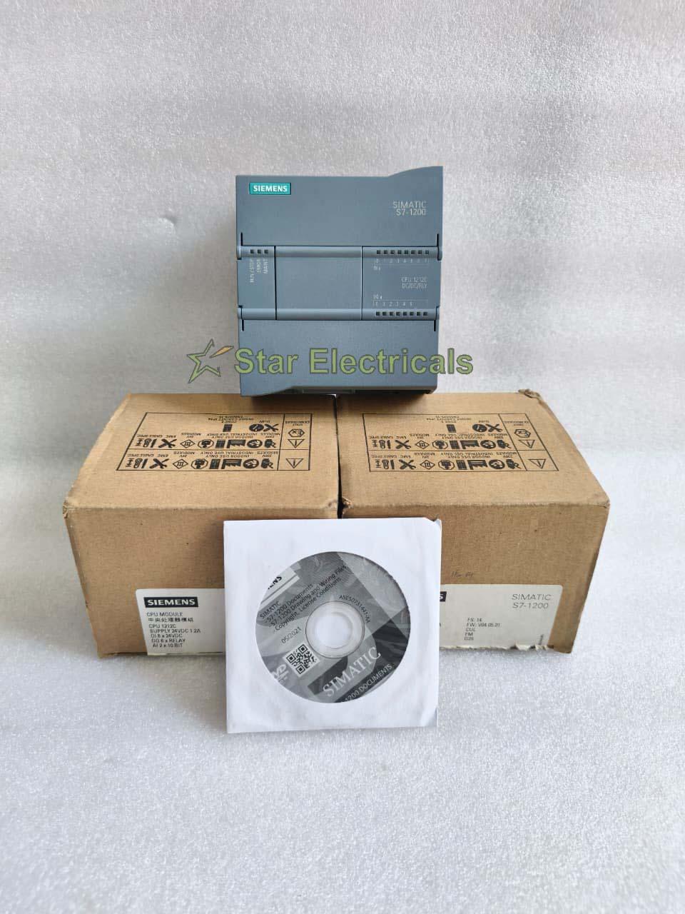 Siemens SIMATIC S7-1200 CPU 1212C Compact PLC - 6ES7212-1HE40-0XB0 (DC/DC/Relay)
