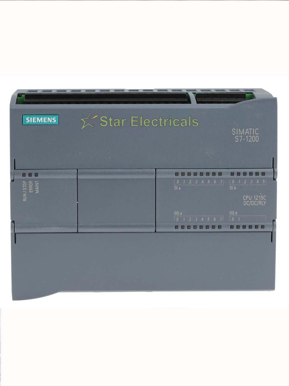 Siemens 6ES7215-1HG40-0XB0 SIMATIC S7-1200 CPU 1215C DC/DC/Relay Compact PLC