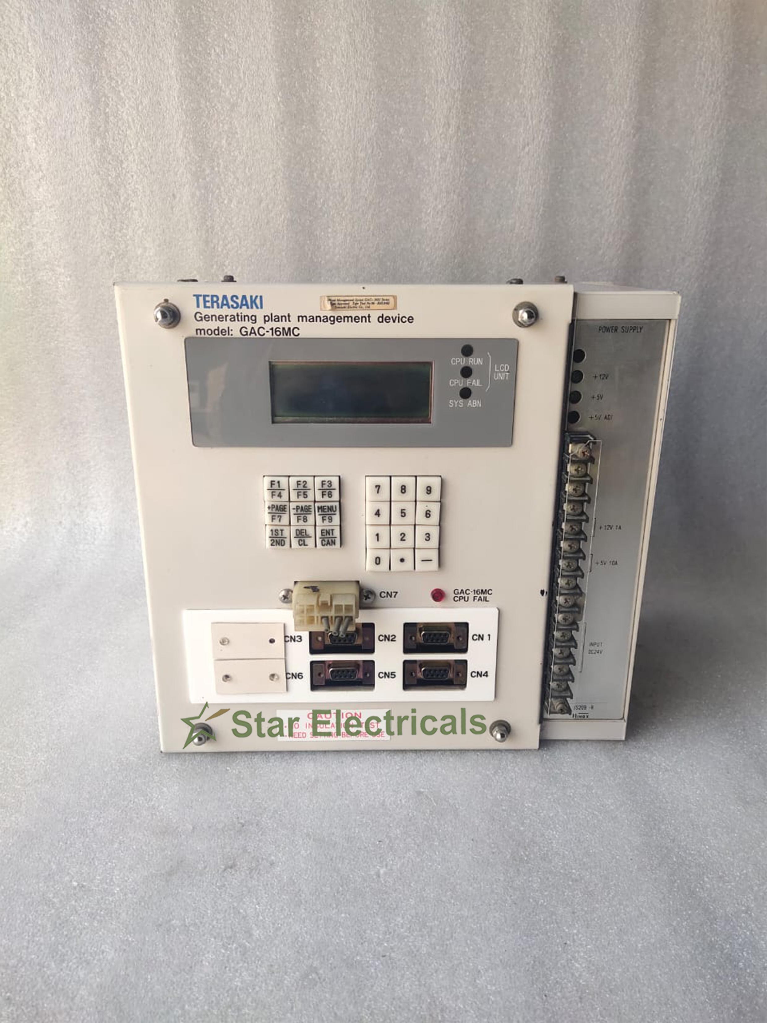 TERASAKI GAC-16MC TERASAKI EIN-103 GENERATING PLANT MANAGEMENT DEVICE