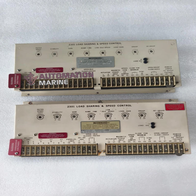 Woodward 8271-444 2301 Load Sharing And Speed Control