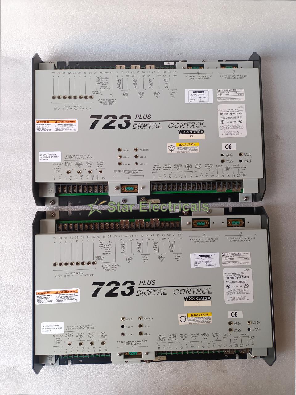 Woodward 723PLUS Digital Control 9906-619 Engine Governor & Speed Control Module